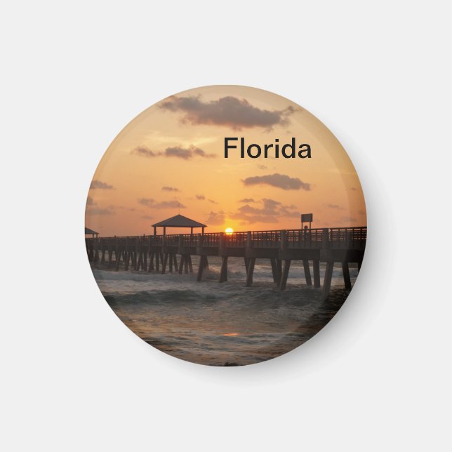 Aimant Lever de soleil de Floride (Devant)