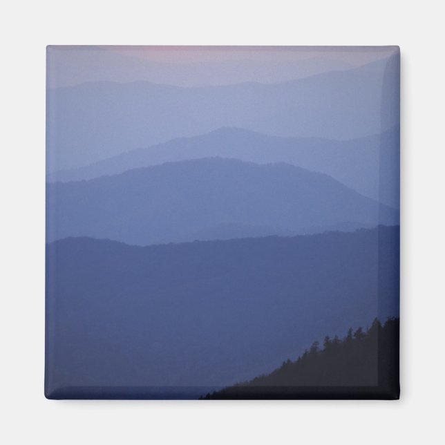Aimant Lever de soleil, montagnes du sud des Appalaches,  (Devant)
