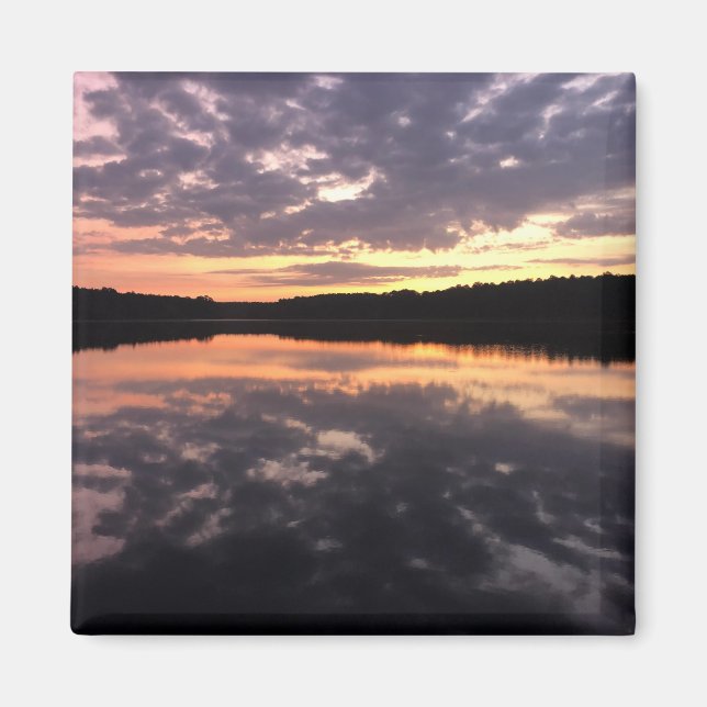 Aimant Lever de soleil sur le lac Bear (Devant)