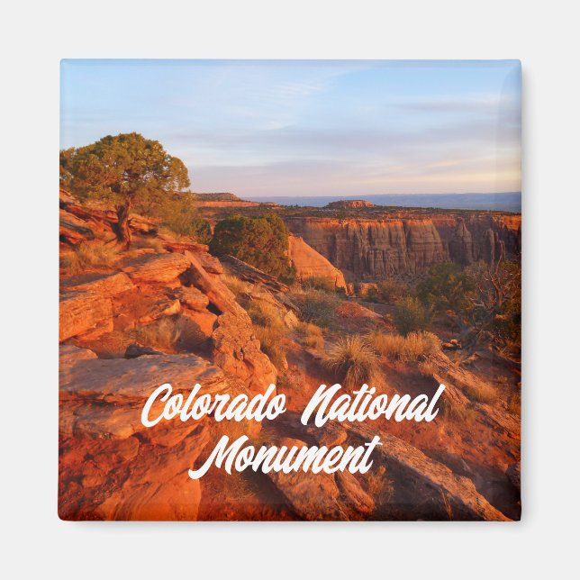 Aimant Lever de soleil sur le sentier Grand View au monum (Devant)