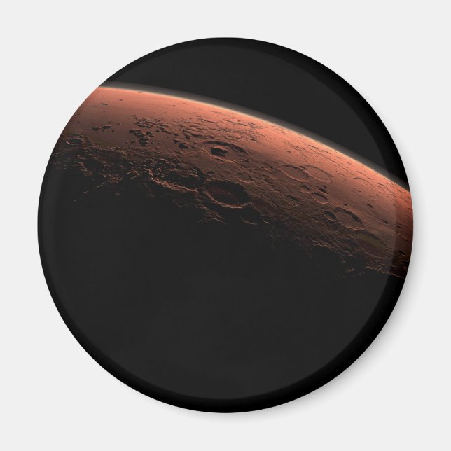 Aimant Lever du soleil sur Gale Crater Planet Mars (Devant)