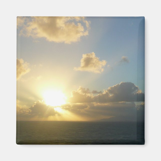 Aimant Lever du soleil sur San Juan II Porto Rico (Devant)