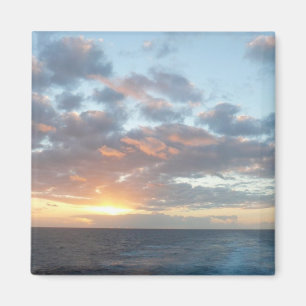 Aimant Lever du soleil sur Sea I Pastel Seascape