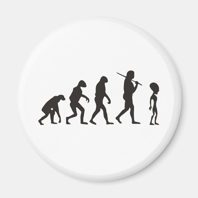 Aimant L'évolution des Aliens (Devant)