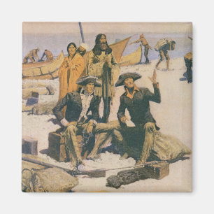 Aimant Lewis et Clark à la rivière Columbia