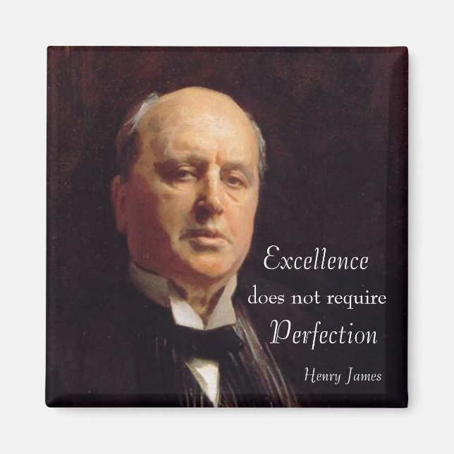 Aimant L'Excellence Ne Nécessite Pas La Perfection (Devant)