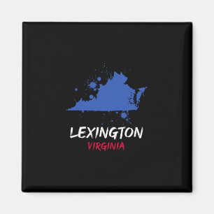 Aimant Lexington Virginie Va Tache de peinture Souvenir d