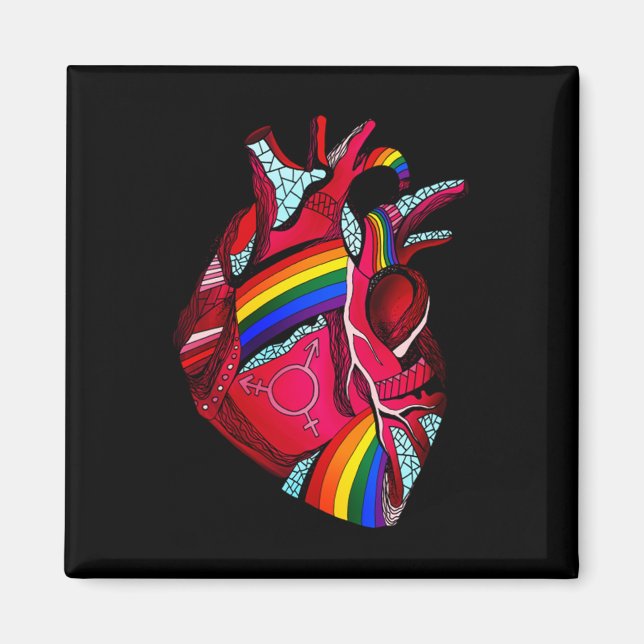 Aimant LGBT - Armes de la liberté Bière Trump 6 (Devant)