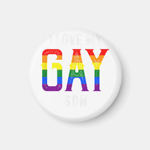 Aimant LGBT Love Fils Gay - Gay pride en tenue Gay pride
