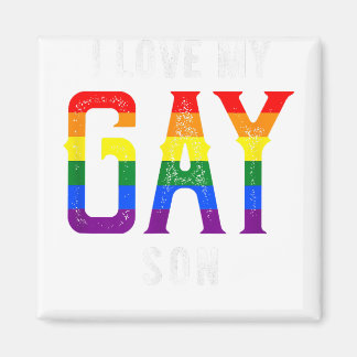 Aimant LGBT Love Fils Gay - Gay pride en tenue Gay pride 