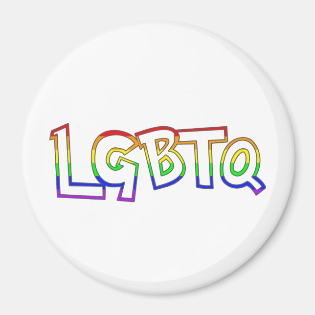 Aimant LGBTQ jour | LGBTQ+ Pride (Devant)