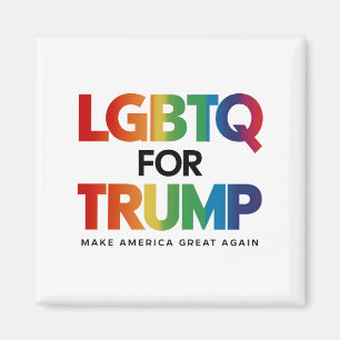 AIMANT LGBTQ POUR TRUMP GAY LESBIENNE POUR TRUMP 2024 