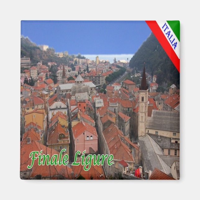 Aimant LGR089 FINALE LIGURE, Ligurie, Italie, Frigo (Devant)