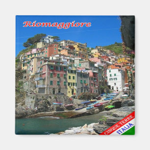 Aimant LGR134 RIOMAGGIORE, Cinque Terre, Italie, Frigo