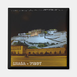 Aimant Lhassa, Potala Palace - Tibet 2 (Frigo Magnet)