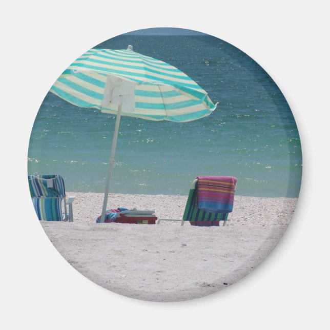 Aimant L'heure de la plage est proche (Devant)