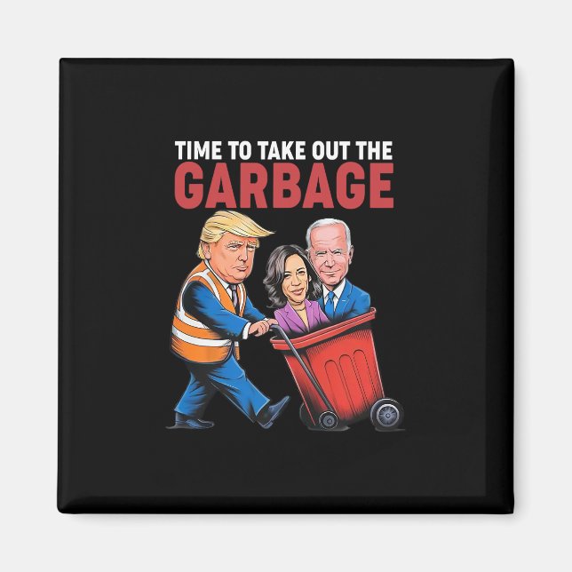 Aimant L'heure de Trump pour sortir la Garge  (Devant)
