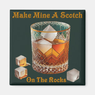 Aimant L'Heure Du Cocktail Faire De Moi Un Scotch Sur Les