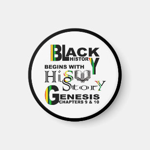 Aimant L'histoire noire commence l'aimant RndRBDR de