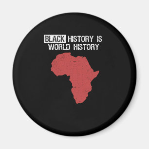 Aimant L'Histoire Noire est Mondiale Mois de l'Histoire A