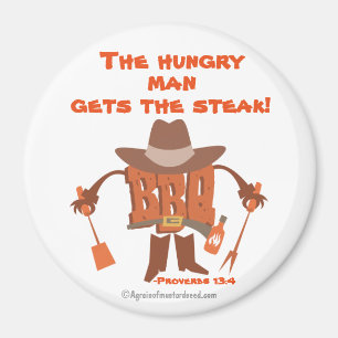 Aimant L'homme affamé obtient le steak Proverbes 13:4