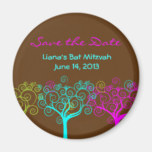 Aimant Liana Claire Bat mitzvah Enregistrer la date