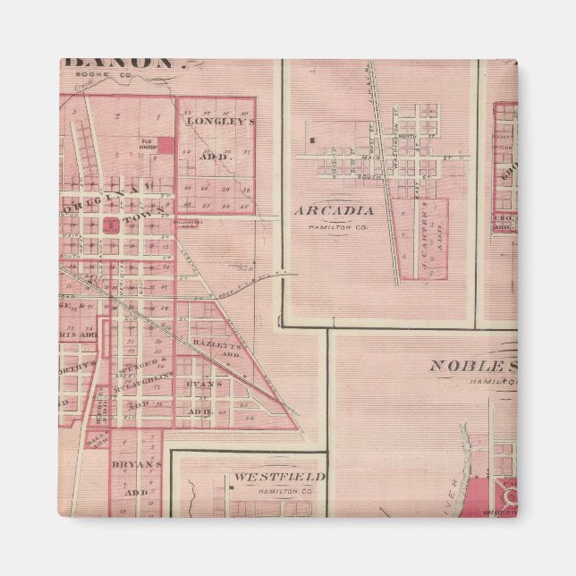 Aimant Liban, Boone Co avec Arcadia, Zionsville (Devant)