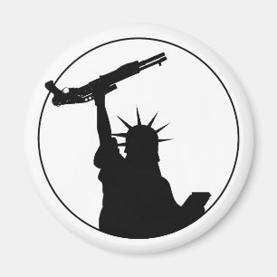 Aimant Liberté avec Shotgun
