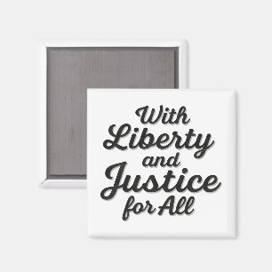 Aimant Liberté et justice pour tous pour la liberté de pr