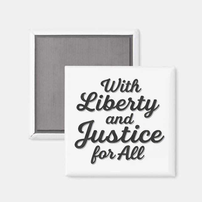 Aimant Liberté et justice pour tous pour la liberté de pr (Recto/Verso)