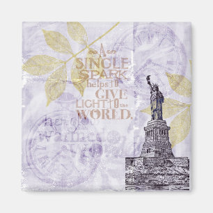 Aimant Liberté inspirée de New York