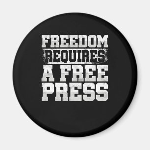 Aimant Liberté Nécessite Gratuité Presse Journaliste Écri