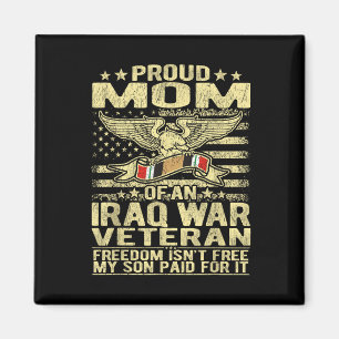 Aimant Liberté N'Est Pas Libre Fier Maman De Irak Vétérin