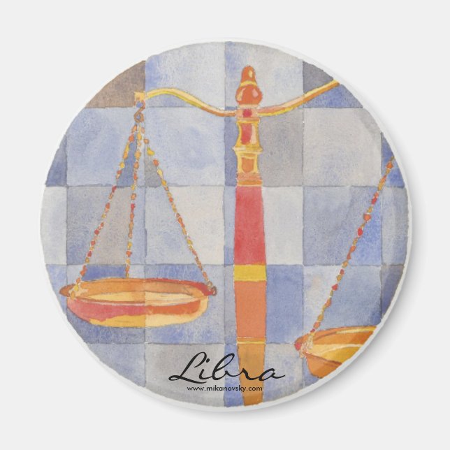 Aimant Libra Zodiac (Devant)