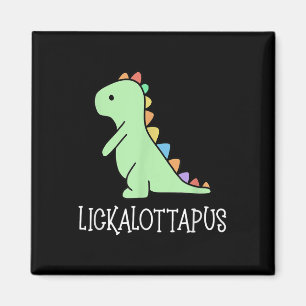 Aimant Lickalottapus Funny Lesbian Lgbtq Pride, Funny Hum