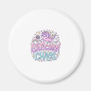Aimant Licorne Caticorne Chaos Mignon Graphique De Produi