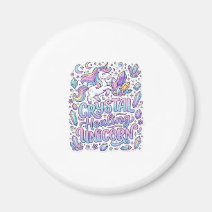 Aimant Licorne Cristal Guérison Cadeau Licorne Idée Vecto