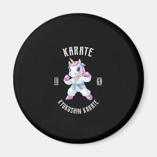 Aimant Licorne de karaté mignonne d'arts martiaux - Licor