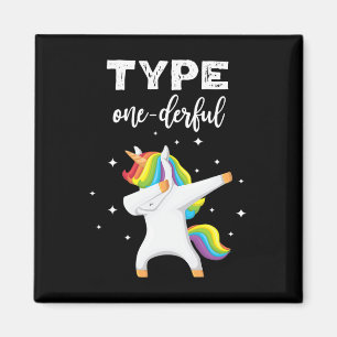 Aimant Licorne de type Onederful Dabbing Sensibilisation 
