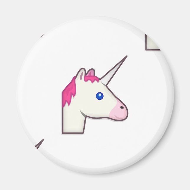 Aimant licorne emoji (Devant)