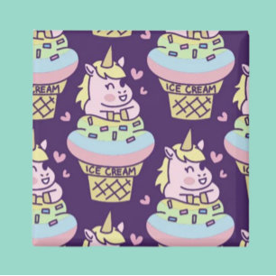 Aimant Licorne Fière Douce
