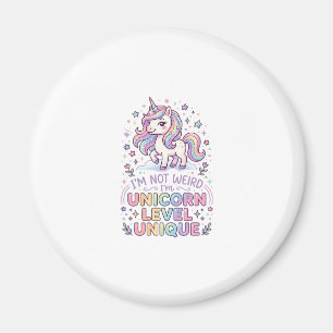 Aimant Licorne Je ne suis pas bizarre, je suis licorne de