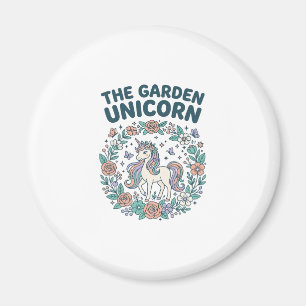 Aimant Licorne Le Jardin Licorne T-Shirt Design Tendance_