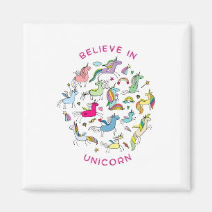 Aimant Licorne Magique Kawaii