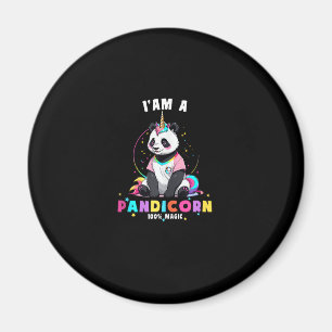 Aimant Licorne Panda Mignonne Je Suis Une Fille Magique P