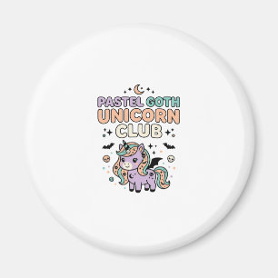 Aimant Licorne Pastel Goth Licorne Club Graphique Tendanc