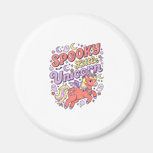 Aimant Licorne Petite Licorne Sombre Fantaisie Fond Blanc