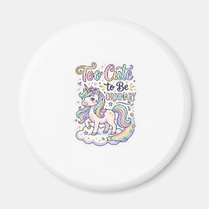 Aimant Licorne Trop Mignonne pour être Ordinaire Vecteur