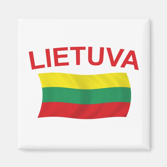 Aimant Lietuva (Lituanie) Red Ltrs (Devant)
