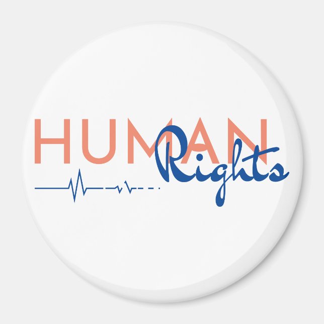 Aimant Lifeline to Human Rights (Devant)